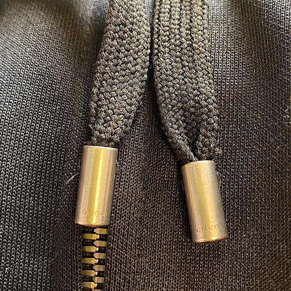 GUCCI Black Classic Web Striped Jersey
Technical Bomber Jacket SZ M - Picture 5 of 7